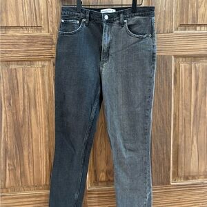 Abercrombie & Fitch Two-Tone Black and Gray Skinny Jeans